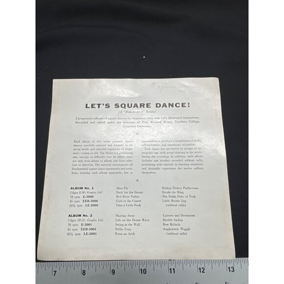 RCA Victor Lets Square Dance Album No. 4 Vinyl Record Set With Booklet & Photo - Picture 15 of 16